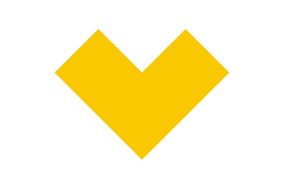 a yellow heart